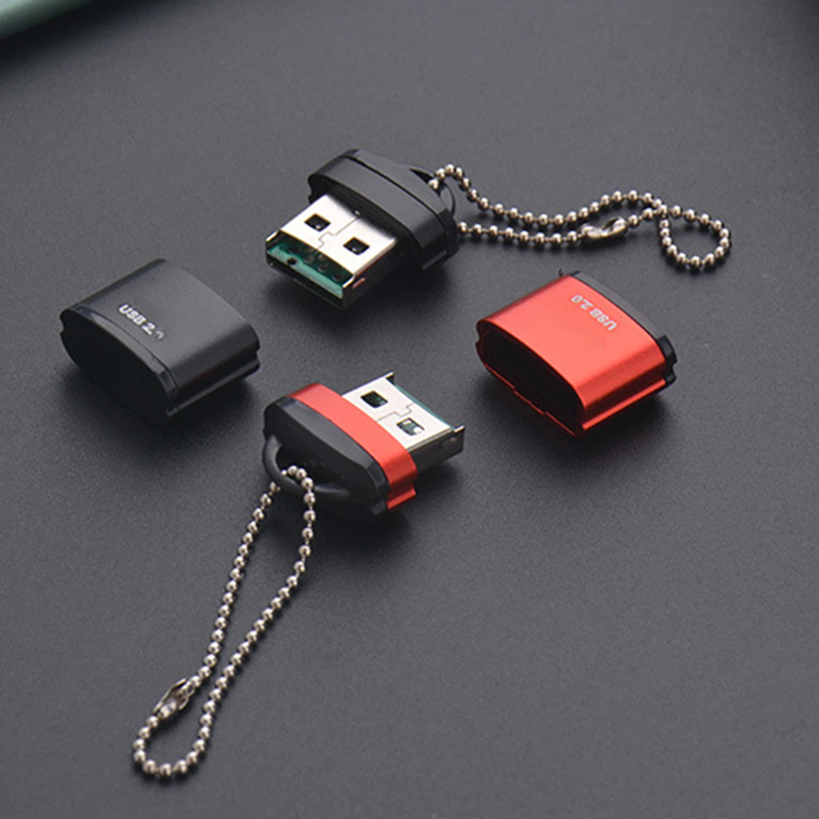 Mini High Speed USB2.0 Card Reader Mini USB TF Card Adapter For MicroSD Memory Card For PC Computer Desktop Laptop Notebooks