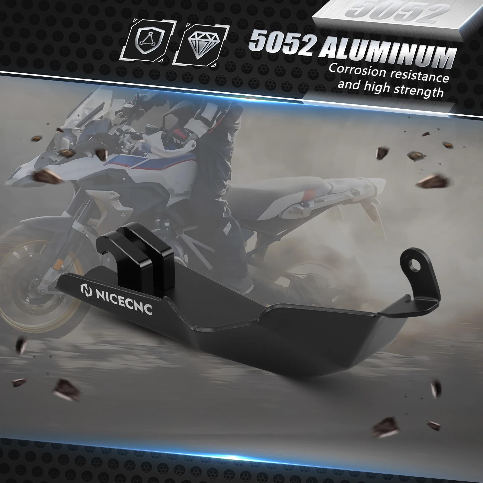 Untuk BMW R1250GS R 1200 GS GSA Motorcyclcle Final Drive Guard untuk BMW R 1250 GS/petualangan 2019-2024 R1200GS/petualangan 2013-2018