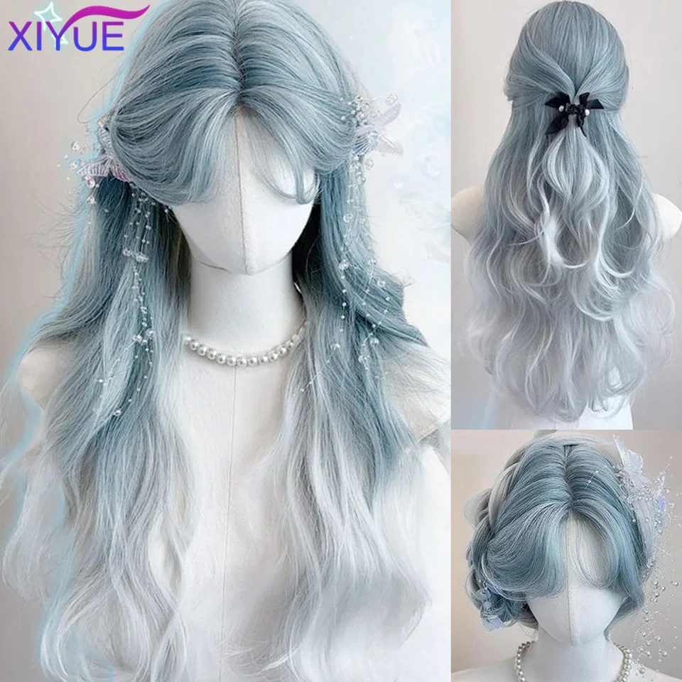 Lolita 17” LIGHT BLUE  Cosplay Synthetic Wig *NWT* Amazon.com: MapofBeauty 28 main image 3