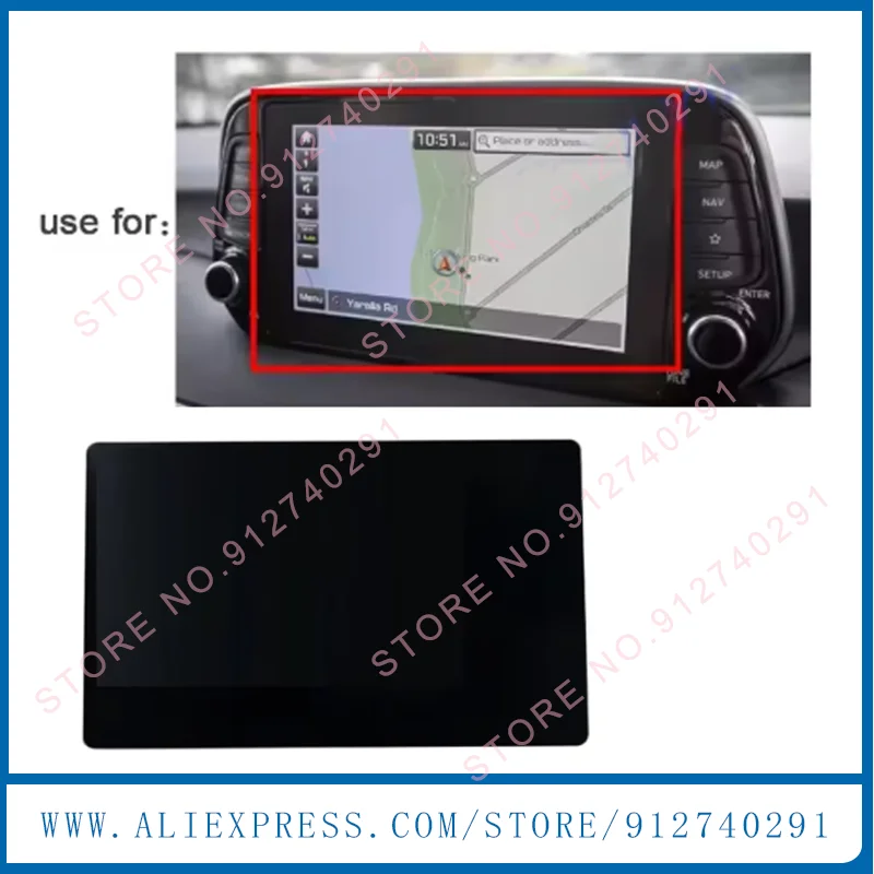 96560D7811ZL5 96554-D7800 AVCC1D7ET 96560D7810ZL5 LCD For Hyundai Tucson II MK3 2018 2019 2020 Navgation LCD Display With Touch