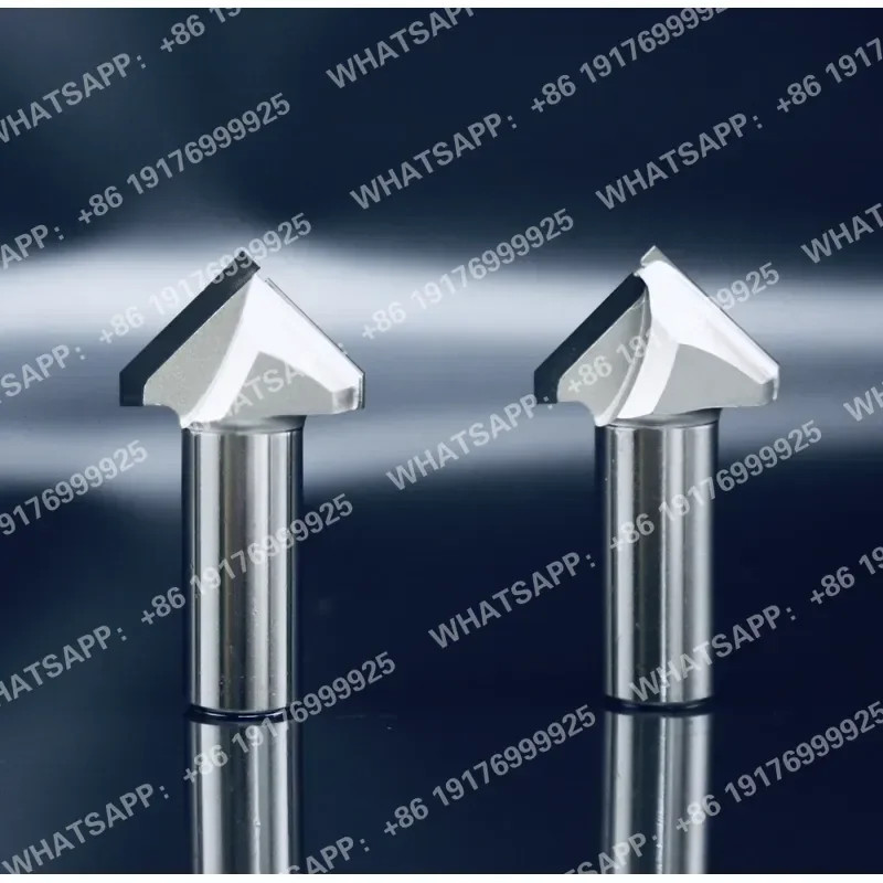 Best Quality PCD Woodworking Diamond 90 Degree Diamond Bit V Grooving and for Chamfering Router Bit