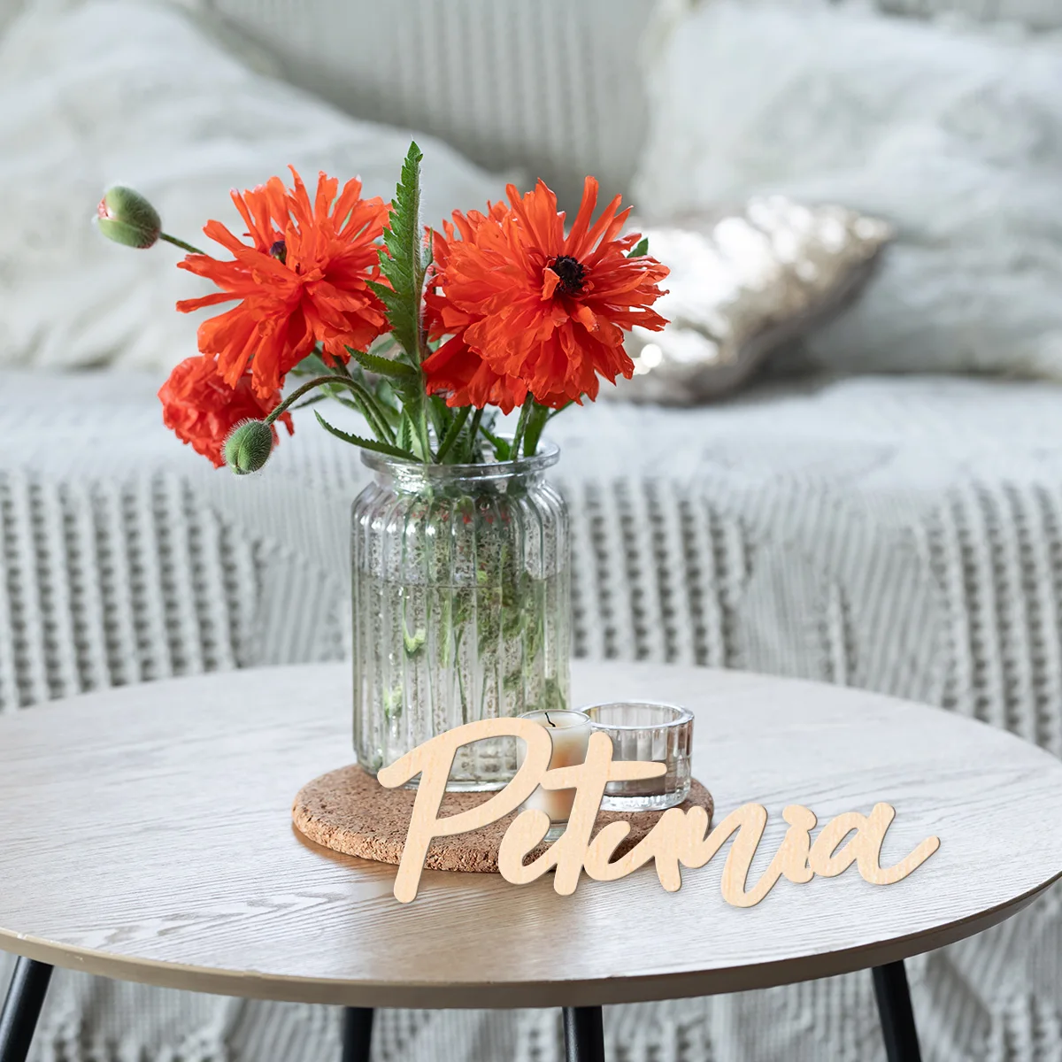 1 قطعة رسالة مخصصة جميلة نص مخصص لوحة خشبية علامة خشبية النمط التقليدي منضدية لوحة الزخرفية لغرفة النوم