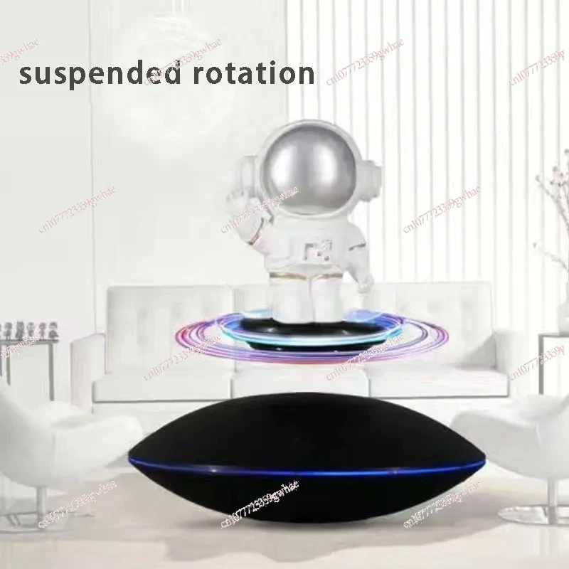 Magnetic Levitation Display Stand Creative Black Technology Ornaments 360-Degree Rotating Display Stand Birthday Gift