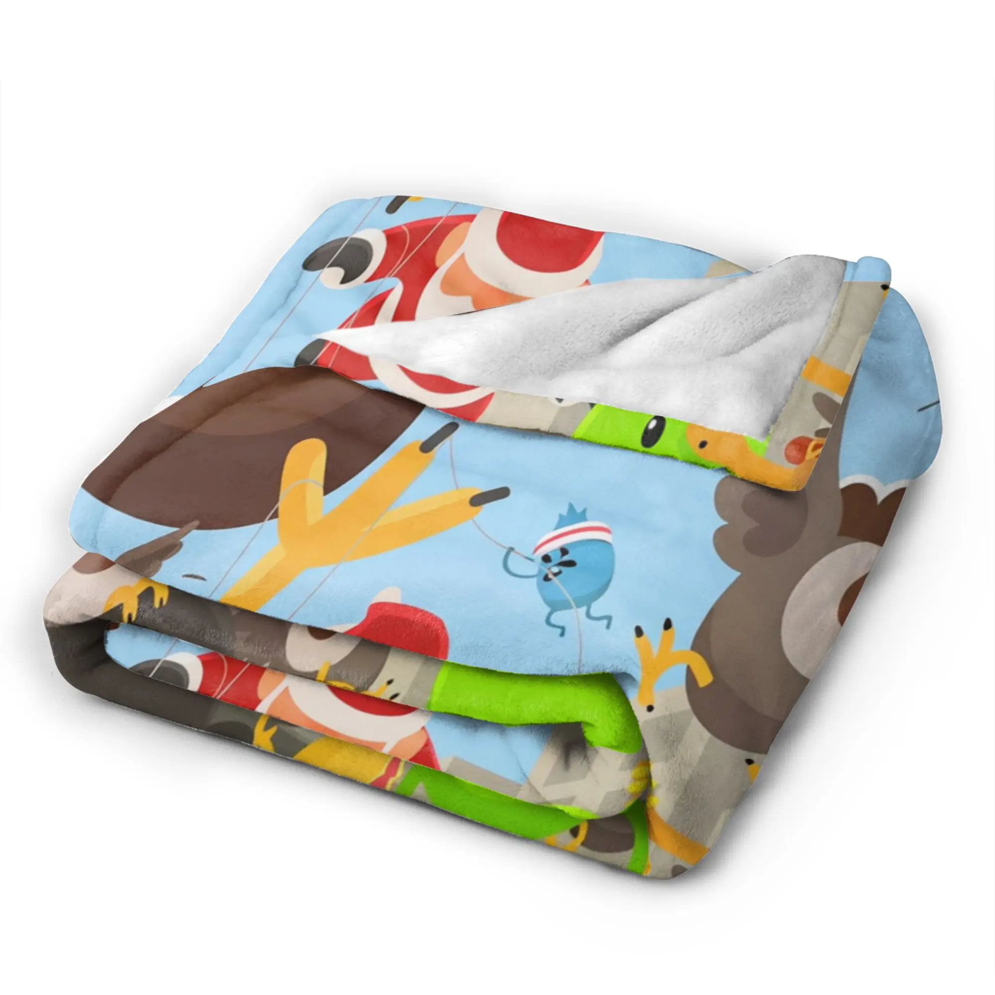 Dumb Ways To Dies  Plush Blankets Boy Girl  Flannel Bedding Throws For Couch Chair Warm Soft Custom DIY Quality Bedspread Gift