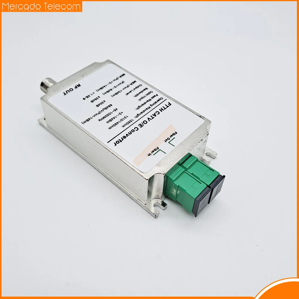 Fiber optical receiver SC/APC Fiber Passive Node with WDM AGC Mini Node Indoor FTTH Tool Optical Receiver CATV Transeiver