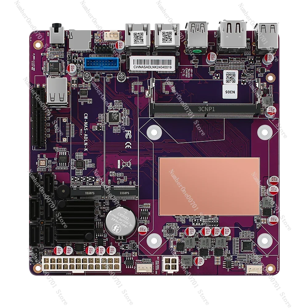 Applicable To Bilibili Fan Customized N100/N305 DDR5 M2 6 * Slot NAS Motherboard
