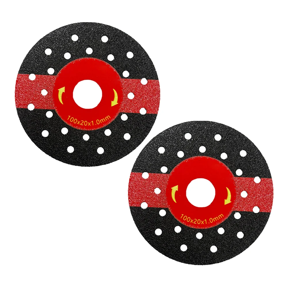 

2pcs 100mm Cutting Dics Rock Slab Cutting Disc Saw Blade Grinding Disc Polishing Wet And Dry For Chamfering Cutting Polishing