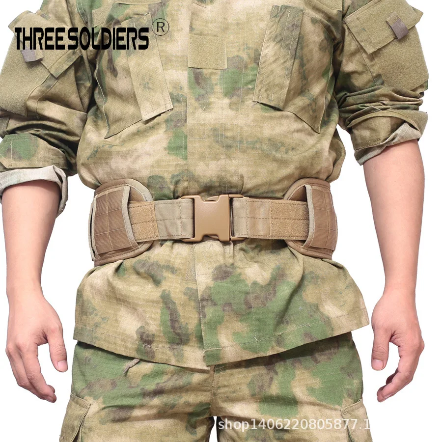 Live CS Tactical Nylon Waistband Outdoor Men\'s Training Waistband Multi use Tool Hanging MOLLE Waistband