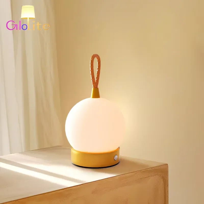 Hot ** creative minimalist modern desk lamp bedroom bedside lamp Ins girl romantic atmosphere night light camping lamp