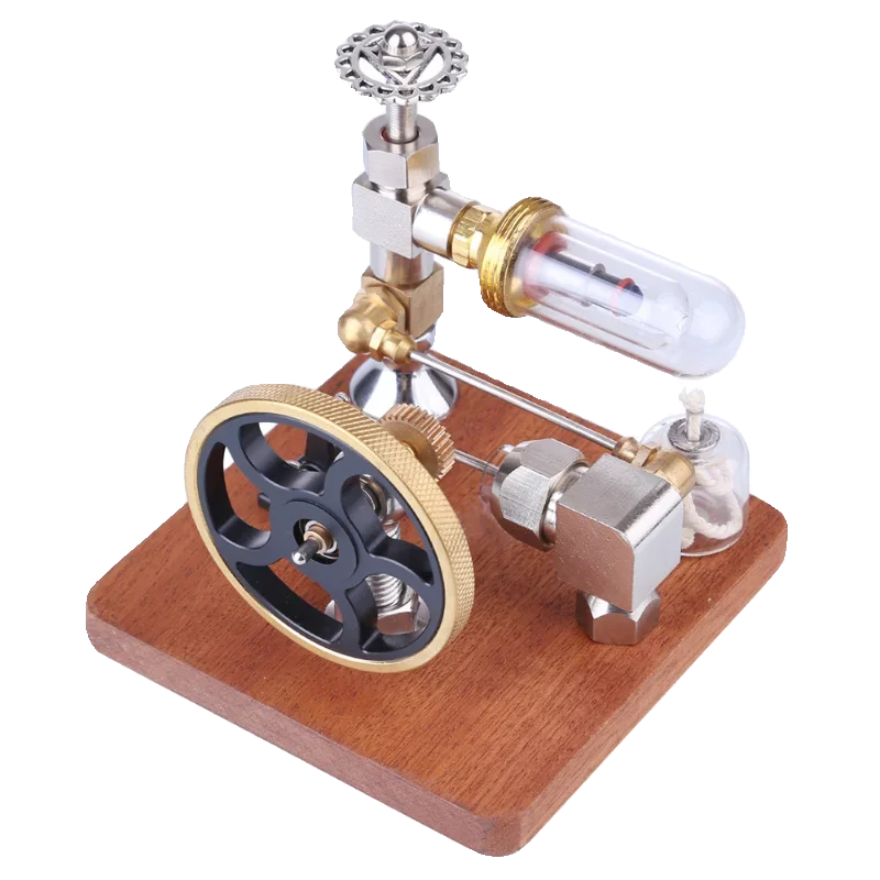 Puzzle Physics Experiment of External Combustion Engine Flywheel Model