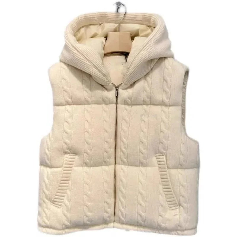 

Короткая стеганая куртка с капюшоном, хлопковый жилет, женская мода для похудения, осень-зима, Новое поступление, корейский стиль, качество для поездок на работу