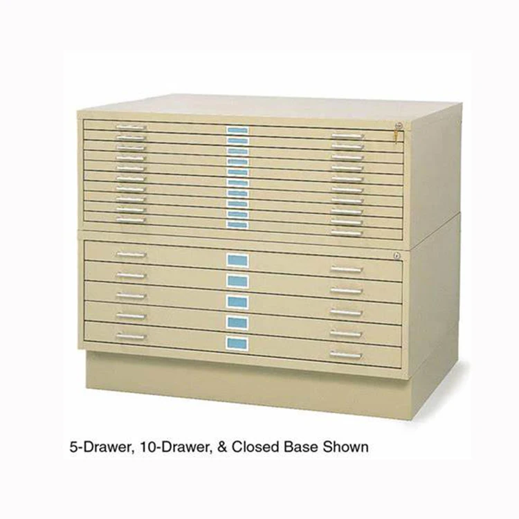 Mechanical Blueprint Cabinet Removable Drawer Multi-Compartment Durable Construction Metal