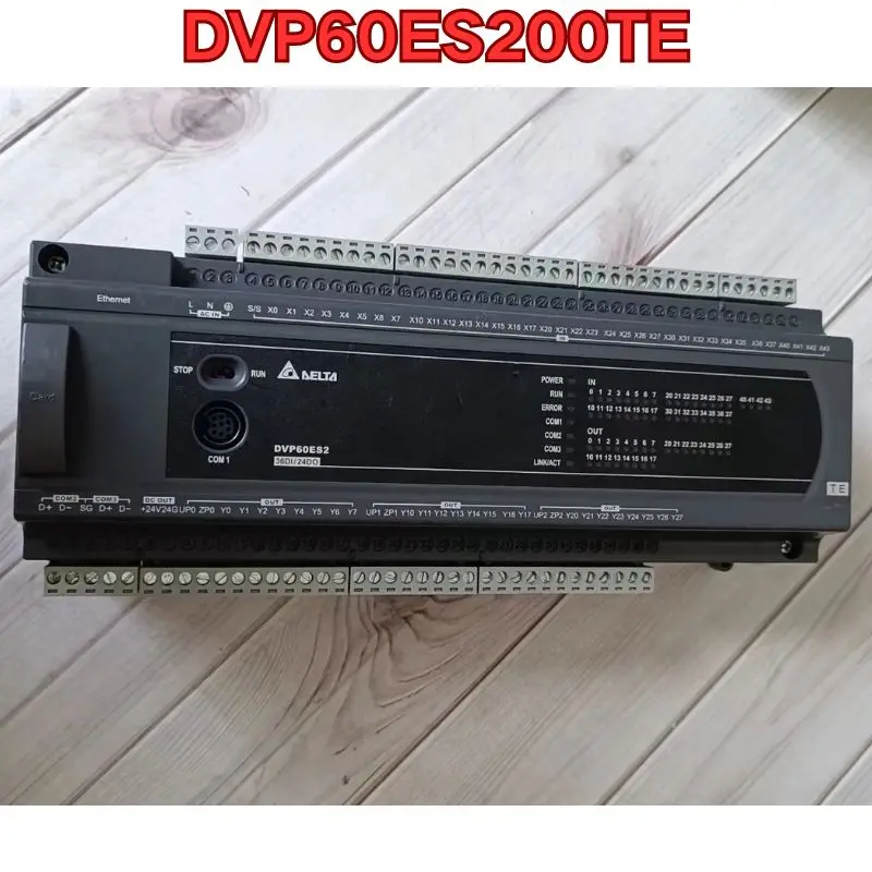 

Second-hand PLC module DVP60ES200TE function test is normal