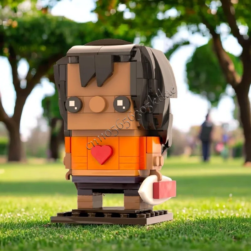 187ピース カスタマイズ可能 有名なナニ ブリックヘッドズ スティッチ セット 40674 ブリックヘッドモデル クリエイティブパズル 誕生日 漫画 アニメ フィギュア おもちゃ ギフト