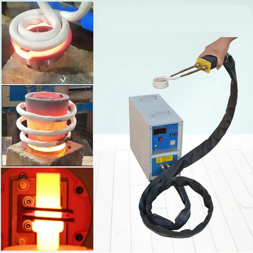 Handheld Induction Heater With Flexible Heating Coil Welding Machine For Metal Tube Copper Tube Aluminum Pipe Welding Brazing