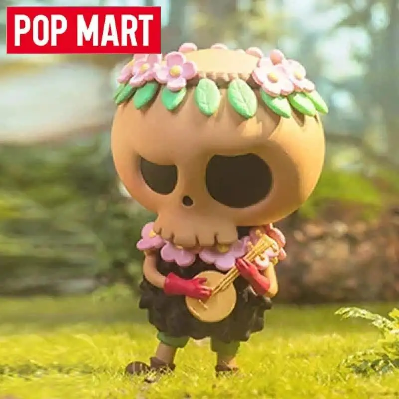 POP MART Labubu Forest Concert Blind Box Mystery Box Guess Bag Mainan Boneka Lucu Anime Figure Desktop Ornament Koleksi Hadiah Lucu