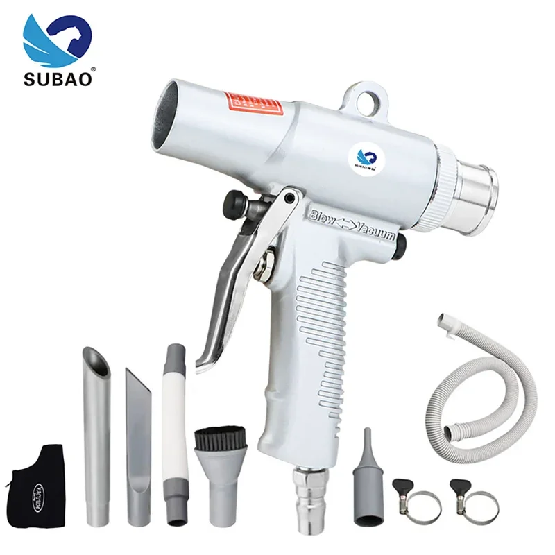 1495 Pneumatic Blow Vacuum Cleaner Multi Purpose Air Gun For Auto Household Cleaning