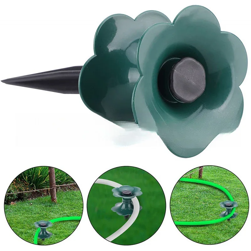 

Garden hose guide wheel