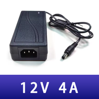 AC 100-240V To DC 12V 4A 4000mA Power Adapter Converter DC 12V PSU Transformer With 5.5x2.1mm DC Jack For LED Strip DVR CCTV