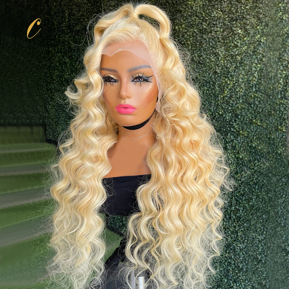 Charisma Synthetic Lace Front Wig Body Wave Synthetic Wigs For Women Lace Frontal Wig 613 Blonde Wigs Natural Hairline