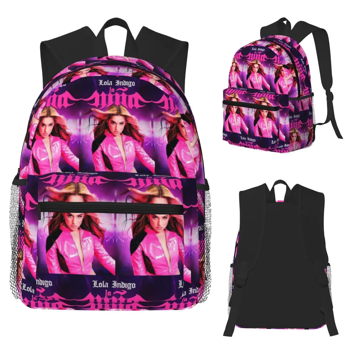 

Испанский студенческий рюкзак Lola Indigo, школьная сумка, походный дорожный рюкзак для мальчиков и девочек, сумка для книг, сумки на плечо