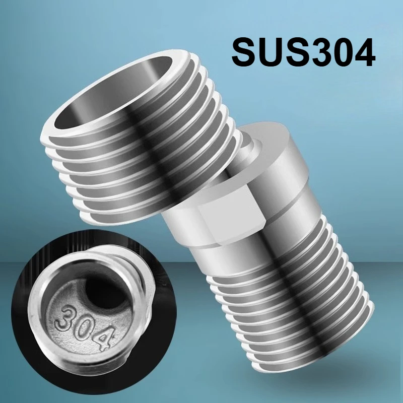 การปรับมุมเท้าโค้งสแตนเลส 360 °   อะแดปเตอร์ก๊อกน้ําฝักบัวติดผนังมุมสกรูประหลาดแบบหมุนได้