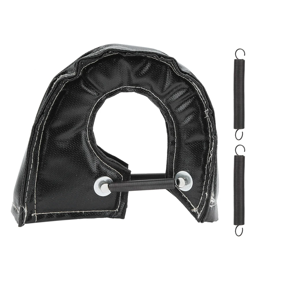 Turbo Blanket Thermal Heat Shield Barrier Cover for T3 T25 T28 GT25 GT35 Turbocharger Black