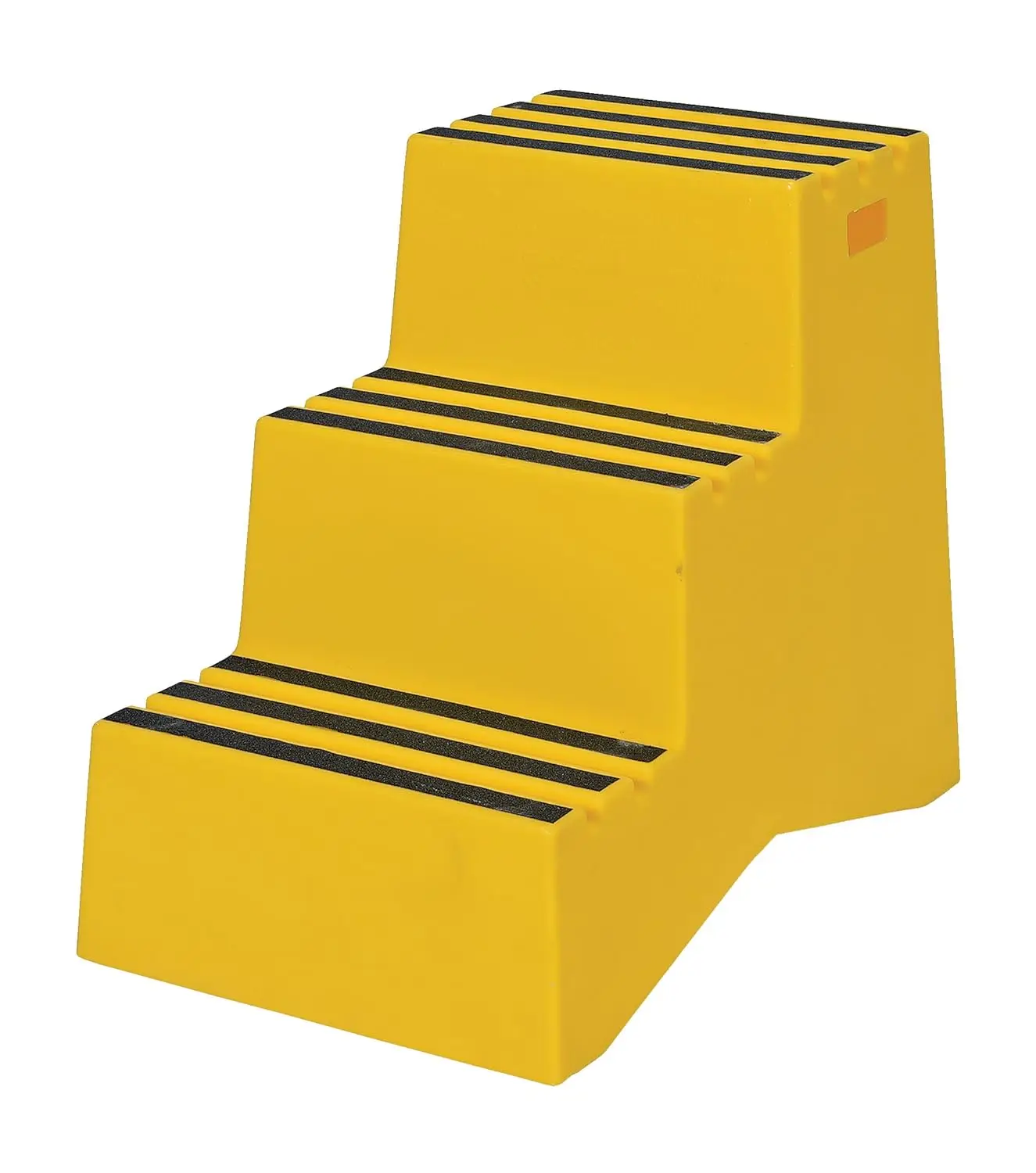 VST-3-Y Polyethylene Step Stool, 3 Step, Yellow