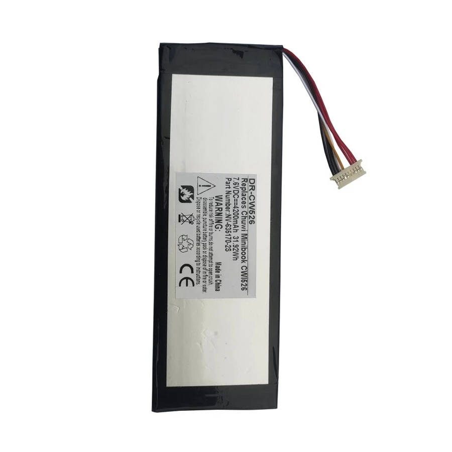 7.6V 4200mAh DR-CW526 Laptop Battery For Chuwi Minibook CWI526 Compatible NV-635170-2S Batteries
