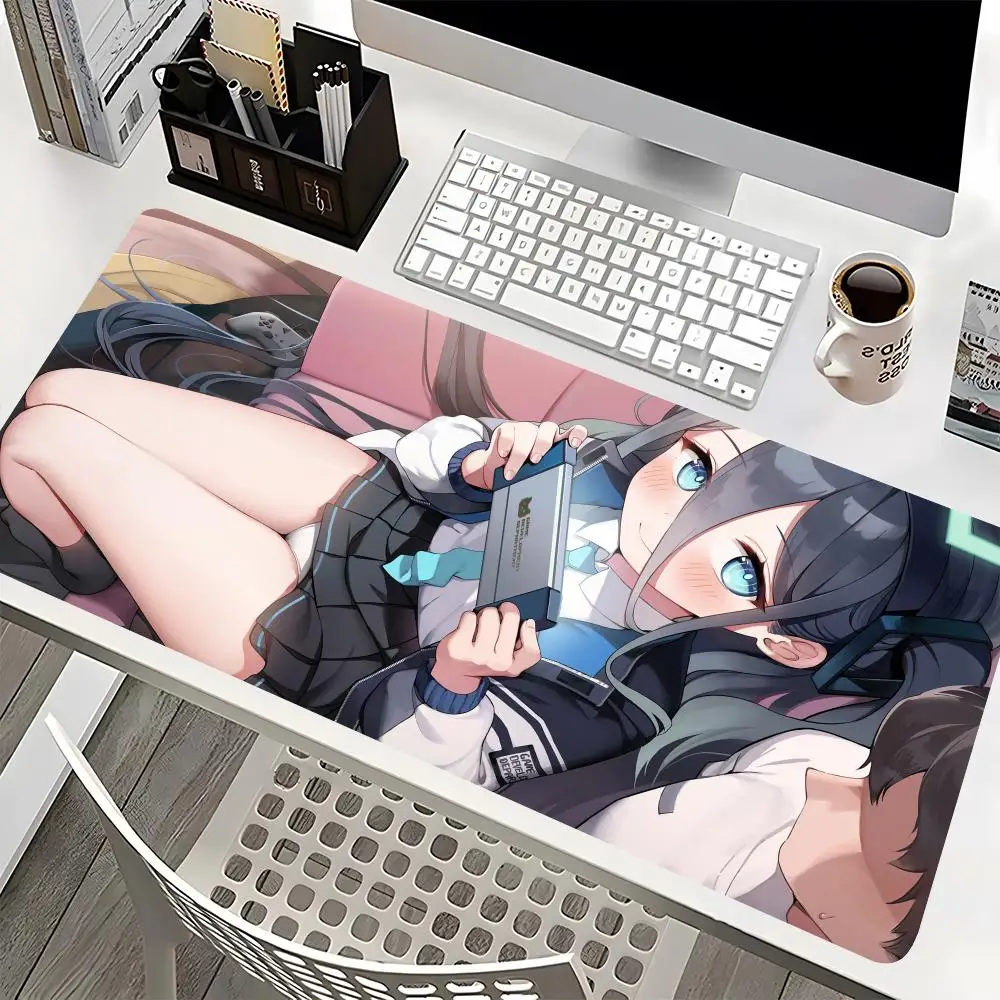 

Anime Tendou Arisu Mouse Pad Gaming Mousepad Abstract Large 800x400x2mm MouseMat Gamer XXL Mause Carpet PC Desk