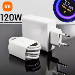 Xiaomi Fast Charge Type-C 120W Original EU Quick Charger Fast Charging Power Charger For Xiaomi 10 Redmi K30 Pro/10X Pro Samsung