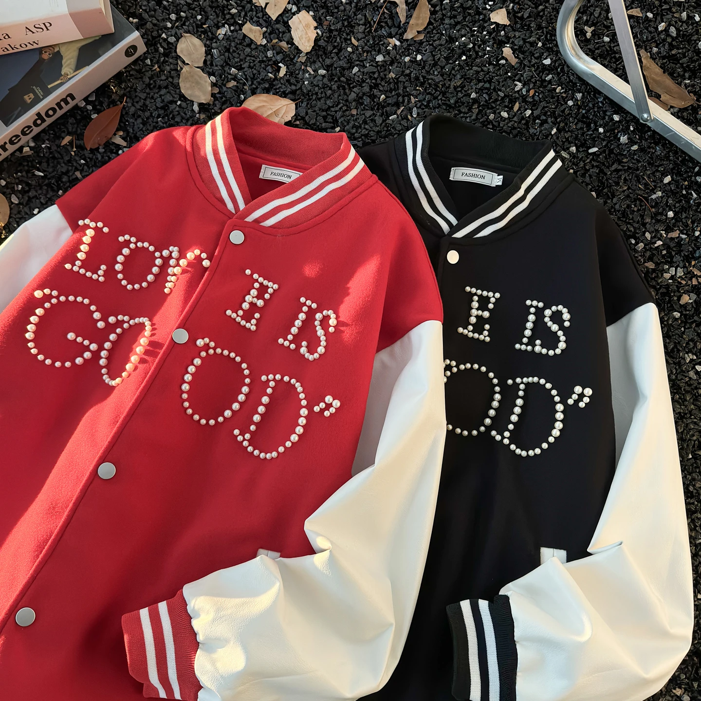 

Мужская модная уличная куртка свободного кроя в стиле хип-хоп с вышивкой букв, весна-осень, повседневная, для пар