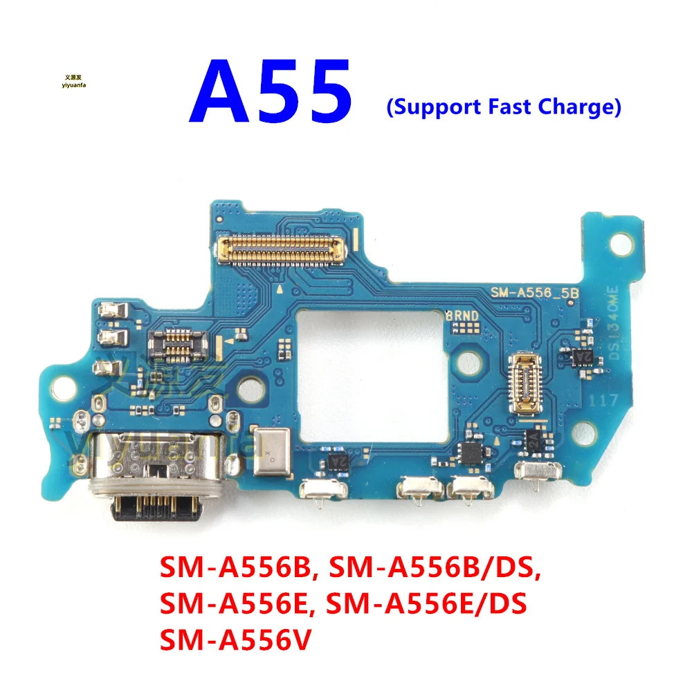 For Samsung Galaxy A55 A556 A556B SM-A556E A56V USB Type-C Dock Charger Port Fast Charging Port Board Flex Cable