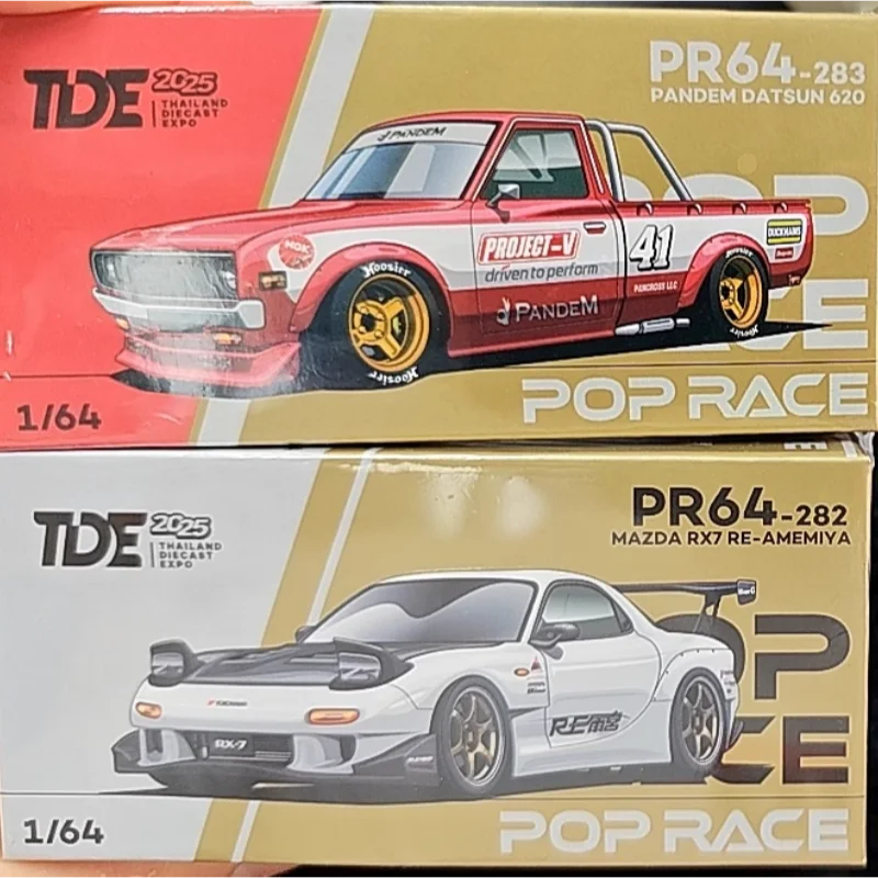 1:64 RX7 FD2 RX7 620 camioneta TDE edición limitada aleación fundido a presión modelo de coche de simulación en miniatura, decoración para adultos, juguete para niños