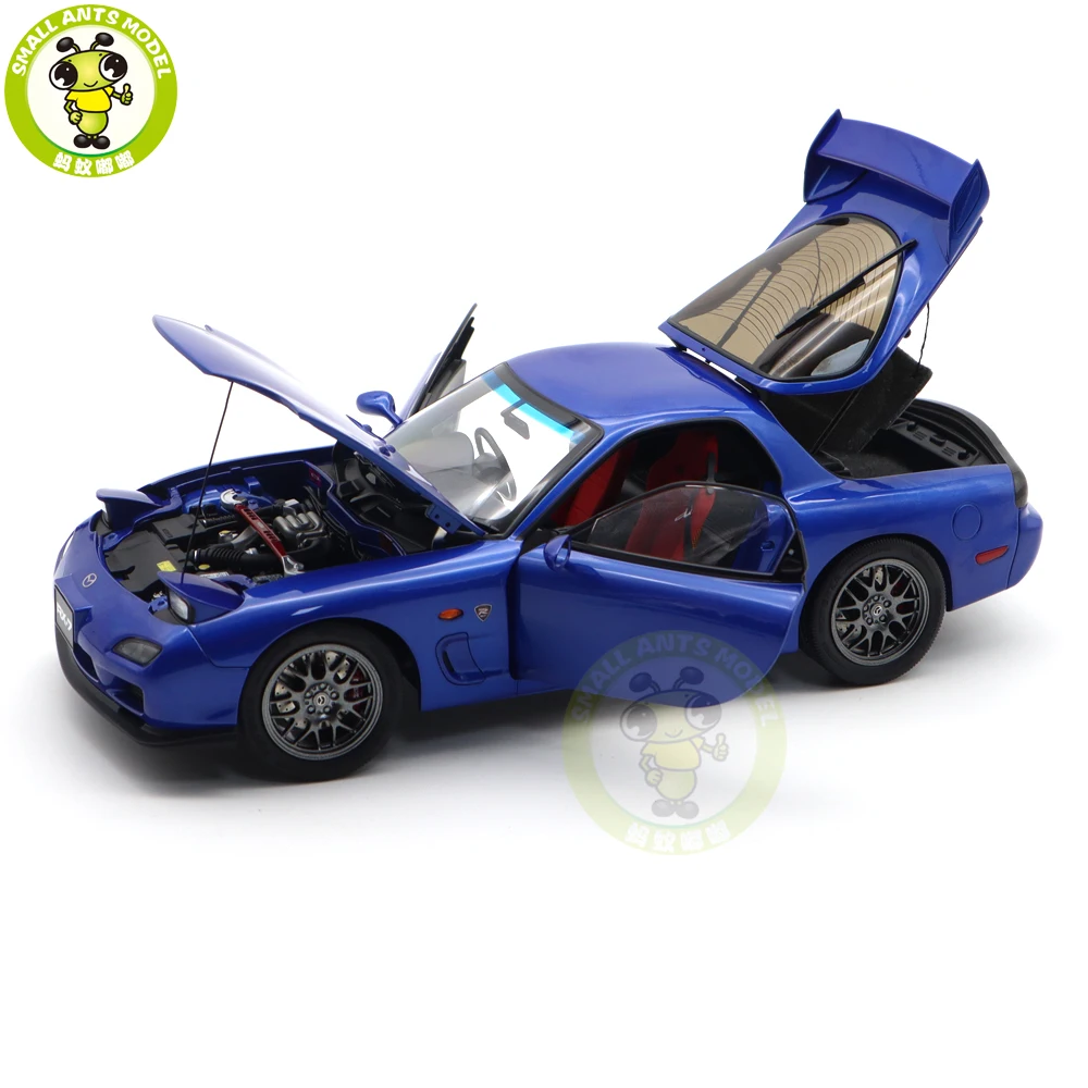 1/18 RX-7 RX 7 Spirit R Polar Master Diecast Model Toy Car Gifts For Father Friends