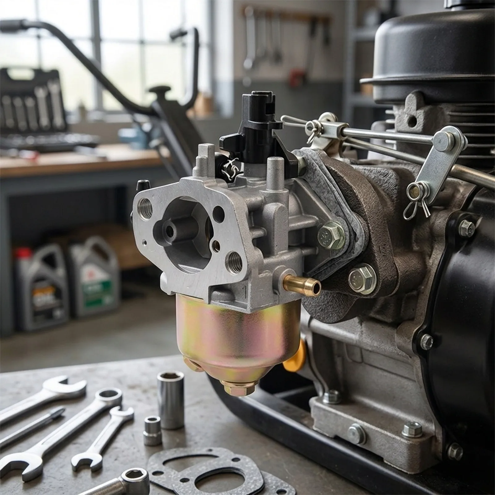 Easy Installation Carburetor for Powermate PFTT142 PFTT142 1 150cc Front Gear for tiller Improved Engine Performance