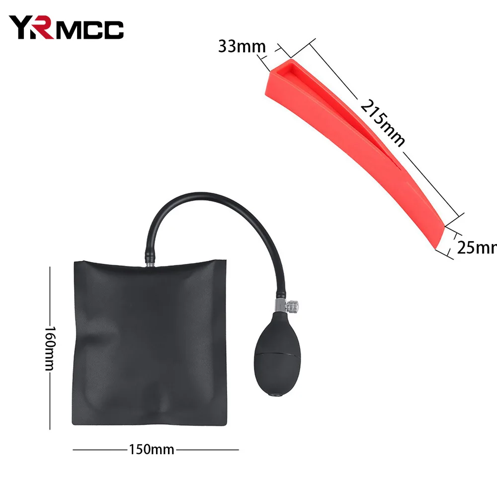 العالمي سيارة فتح عدة نافذة باب السيارة أداة مفتوحة مفتاح إسفين السيارات مضخة هواء حقيبة قفل مجموعة أدوات الطوارئ فتح أدوات إصلاح #6