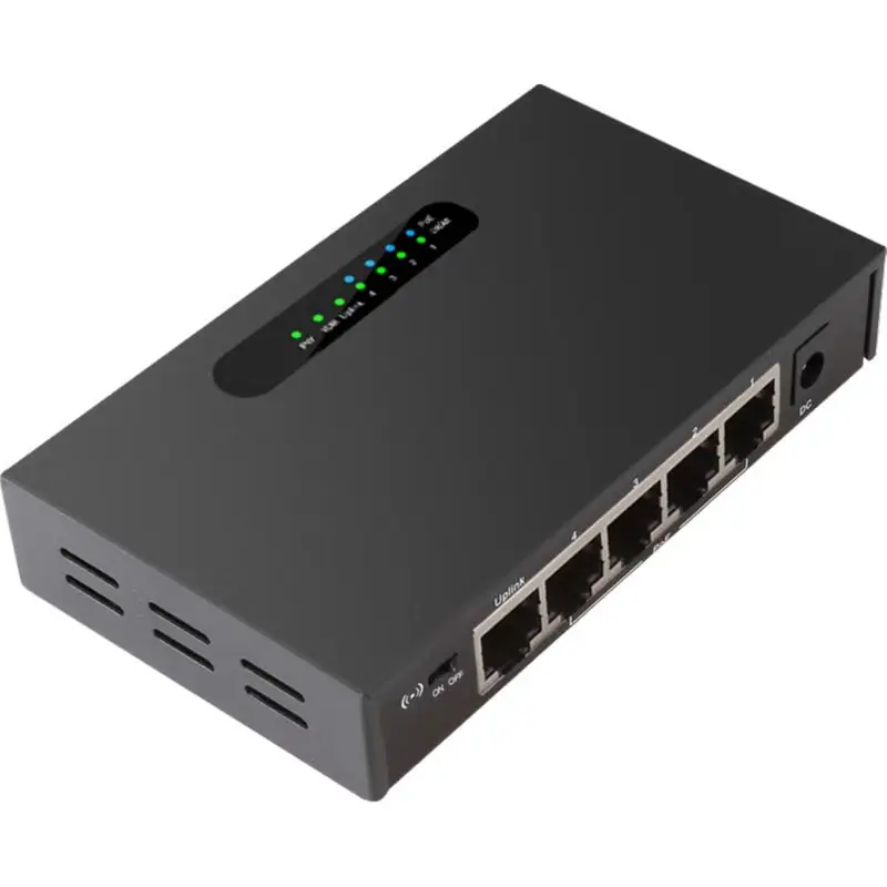 RJ45 Ethernet PoE Switch Desktop Ethernet Network Switch