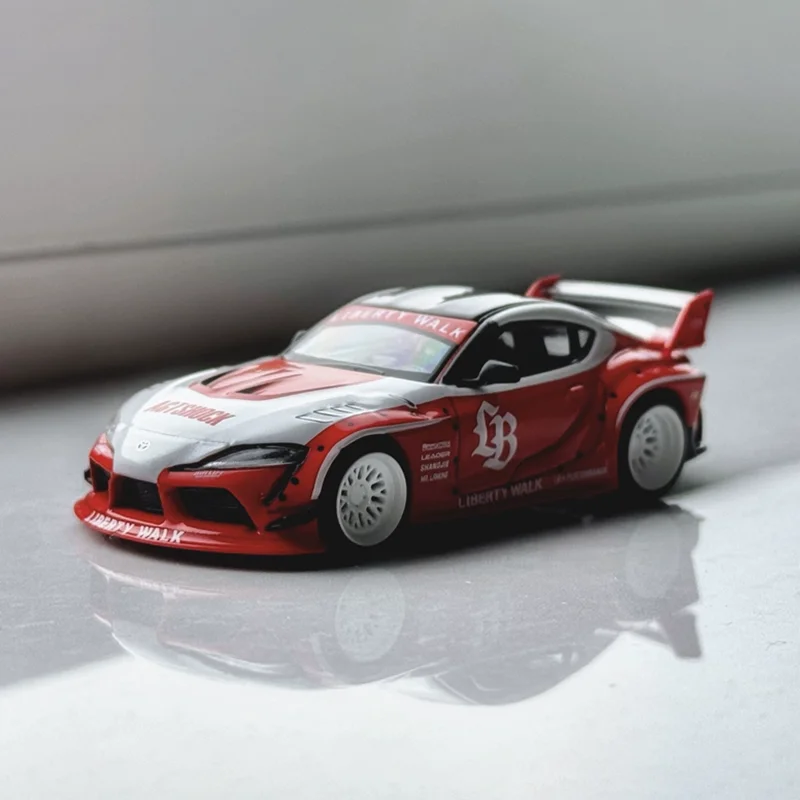 MINI GT 1:64 Scale GR Supra LB WORKS 1103# Alloy Car Model Static Collection Decorated Holiday Gifts Toys