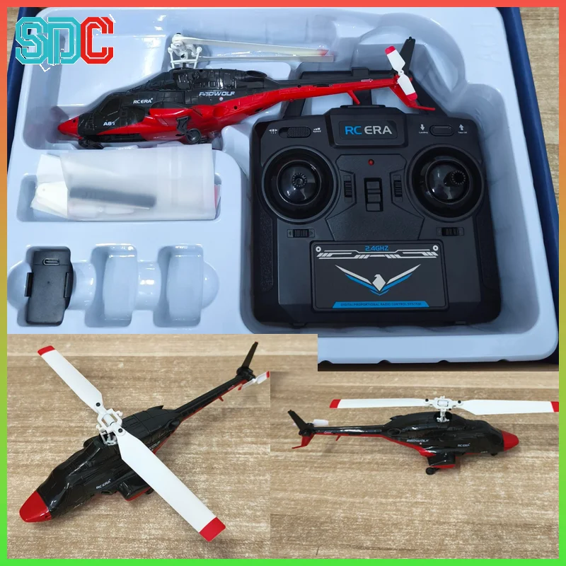 

2025 НОВЫЙ маленький Airwolf A61, давление воздуха, фиксированная высота, RC ERA, модель вертолета с дистанционным управлением, четырехканальная детская игрушка