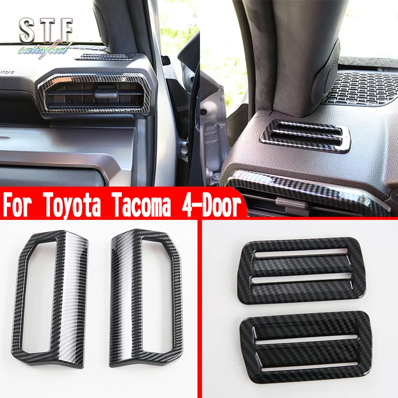 

For 2024 2025 Toyota Tacoma 4-Door Accessories Interior Air-Condition Vent Outlet Cover Trim Decoration W4