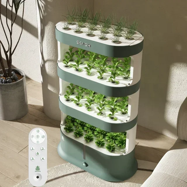 China Supplier Water Culture Hydroponics system equipment vertical tower width LED grow lamp