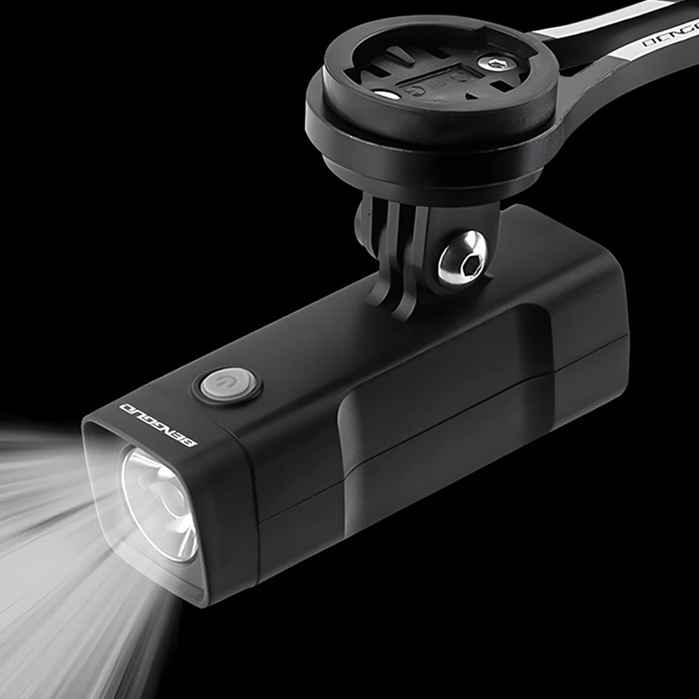 دراجة معلقة ضوء USB قابلة للشحن السوبر مشرق الدراجة العلوي 100LM سطوع عالية الدراجة الخفيفة 3 التروس للدراجات الجبلية #2