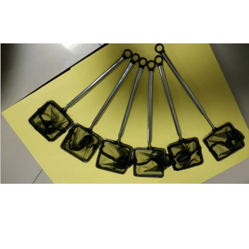 

Cleaning Net For Fish Tank 70X70Mm Black Nylon Square Aquarium Net Retractable 210Mm Shrimp Small Betta Tool