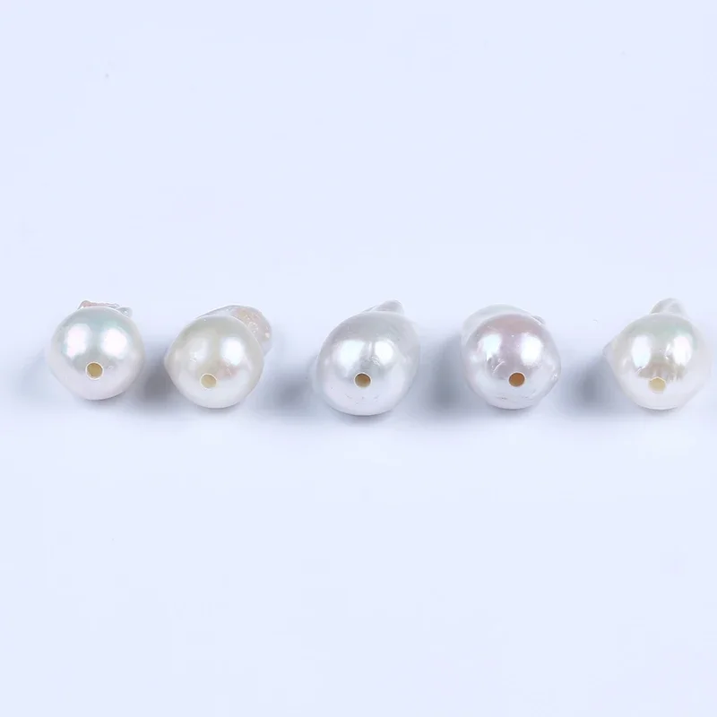 16-18mm nucleated big large fireball with big hole baroque freshwater pearls loose beads