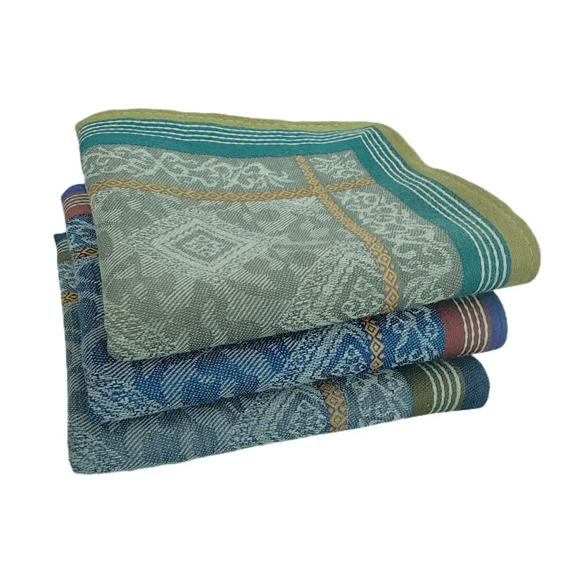 وشاح مربع للجيب للرجال من القطن لحفلات الزفاف للرجال منديل كلاسيكي عتيق للرجال