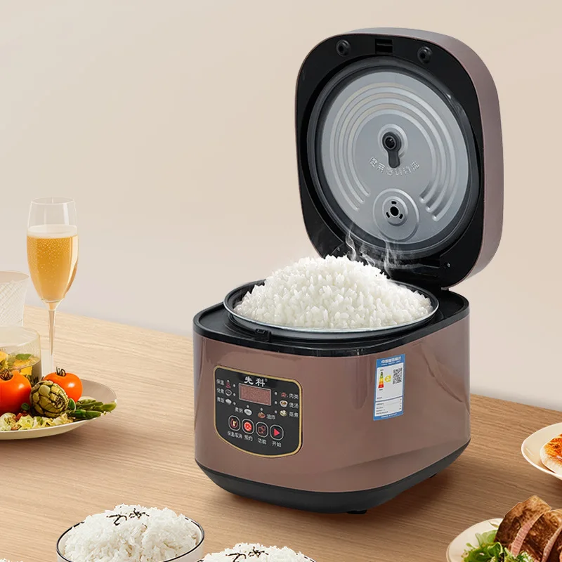 지능형 가정용 전기밥솥 5L 대용량 프리셋 타이머 다기능 가열 기능 완벽한 가정용 선물