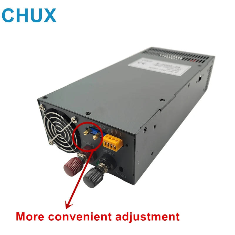 CHUX 1000W 1500W 2000W Switching Power Supply  0-12V15V 24V 36V 48V 60V 72V 80V 90V 100V 110V 220v 300v AC DC Power Supplies