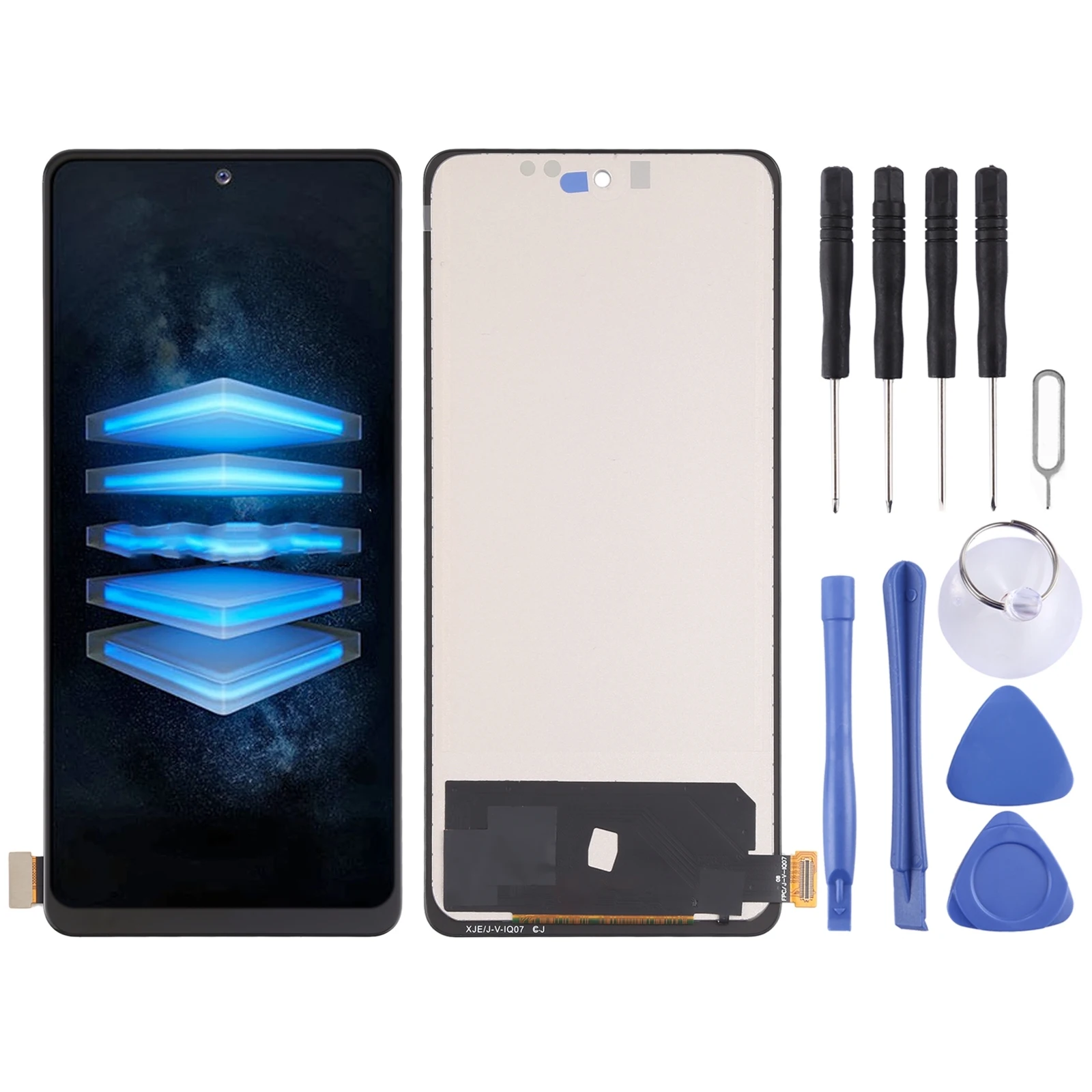 

TFT Material LCD Screen for vivo iQOO 7 V2049A i2009 with Digitizer Full Assembly No Fingerprint Identification Display Repair