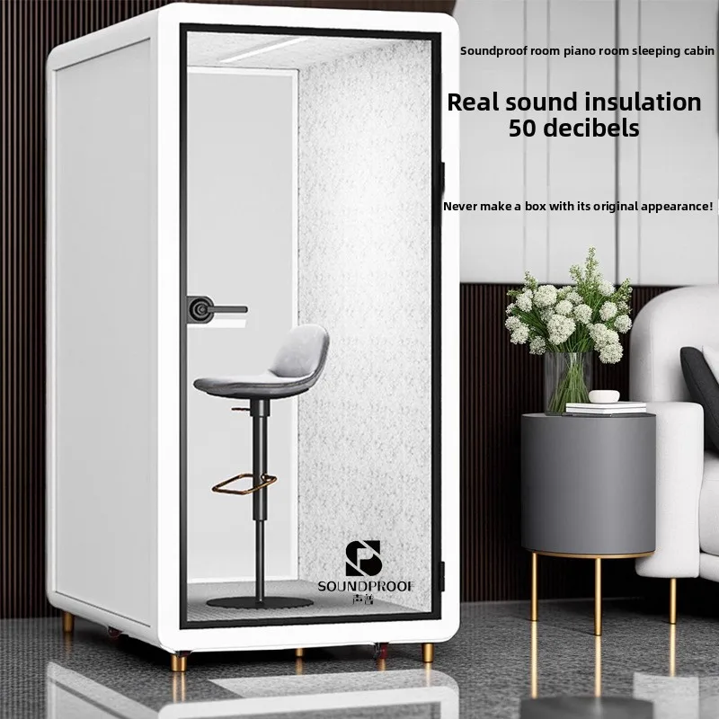 Customized Silent Office Pods Soundproof Pod for Live Broadcast Singing Practice Piano  Soundproof Mobile Phone Booth for Work